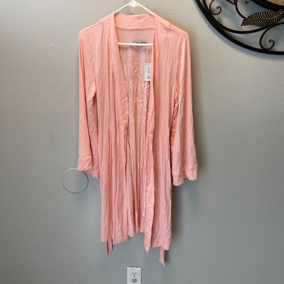 Los Angeles Trading Company Pink Lounge Robe All Bubbles & No Troubles Print - Picture 8 of 9